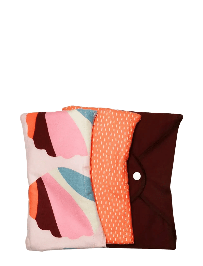 Imse Vimse - Sanitary Pads Classic Night, Orange Sprinkle 3-pack - orange sprinkle - 1