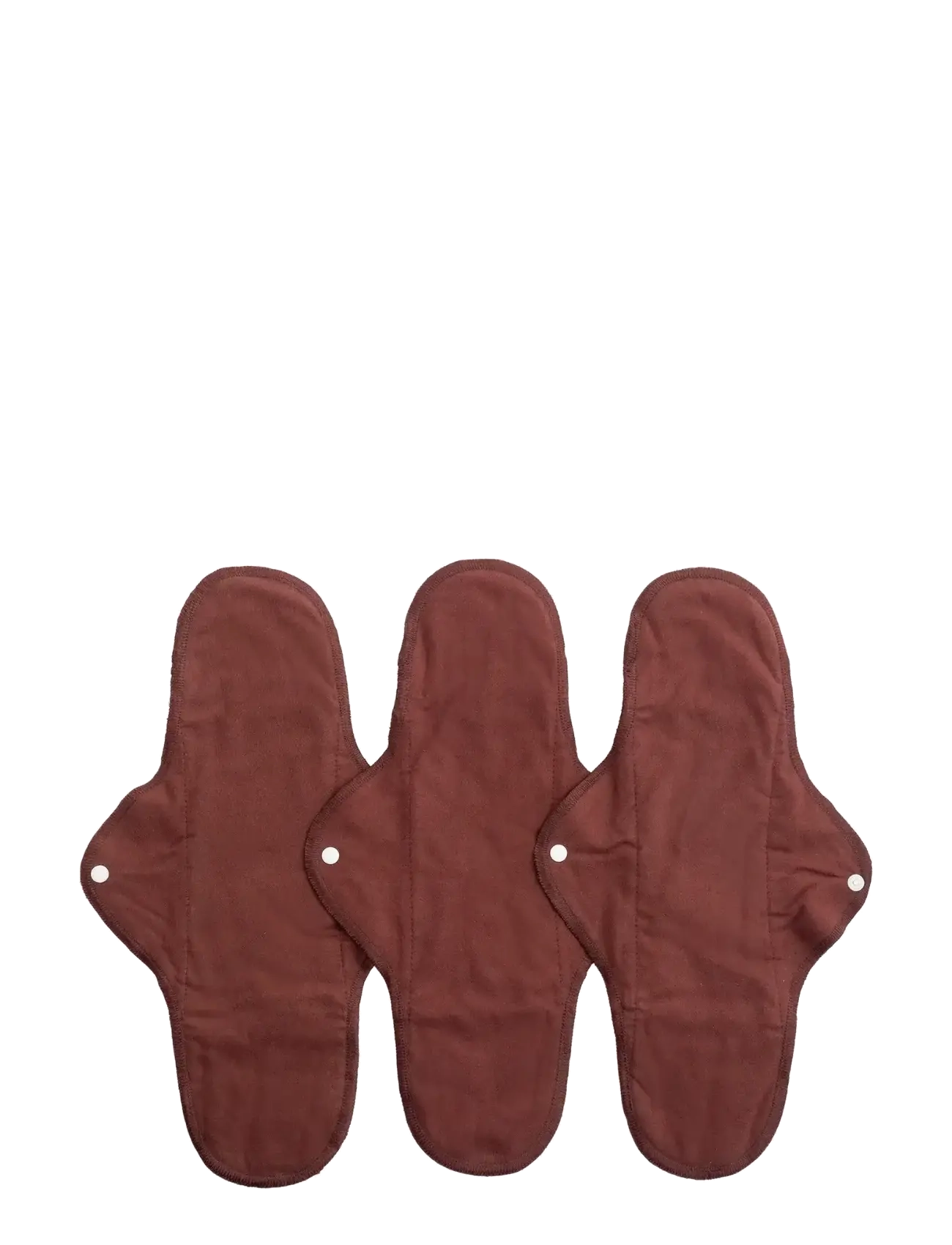 Imse Vimse Sanitary Pads Classic Night, Warm Braun 3-Pack, Wiederverwendbare Nachtbinden, Braun, Gr.ONE SIZE