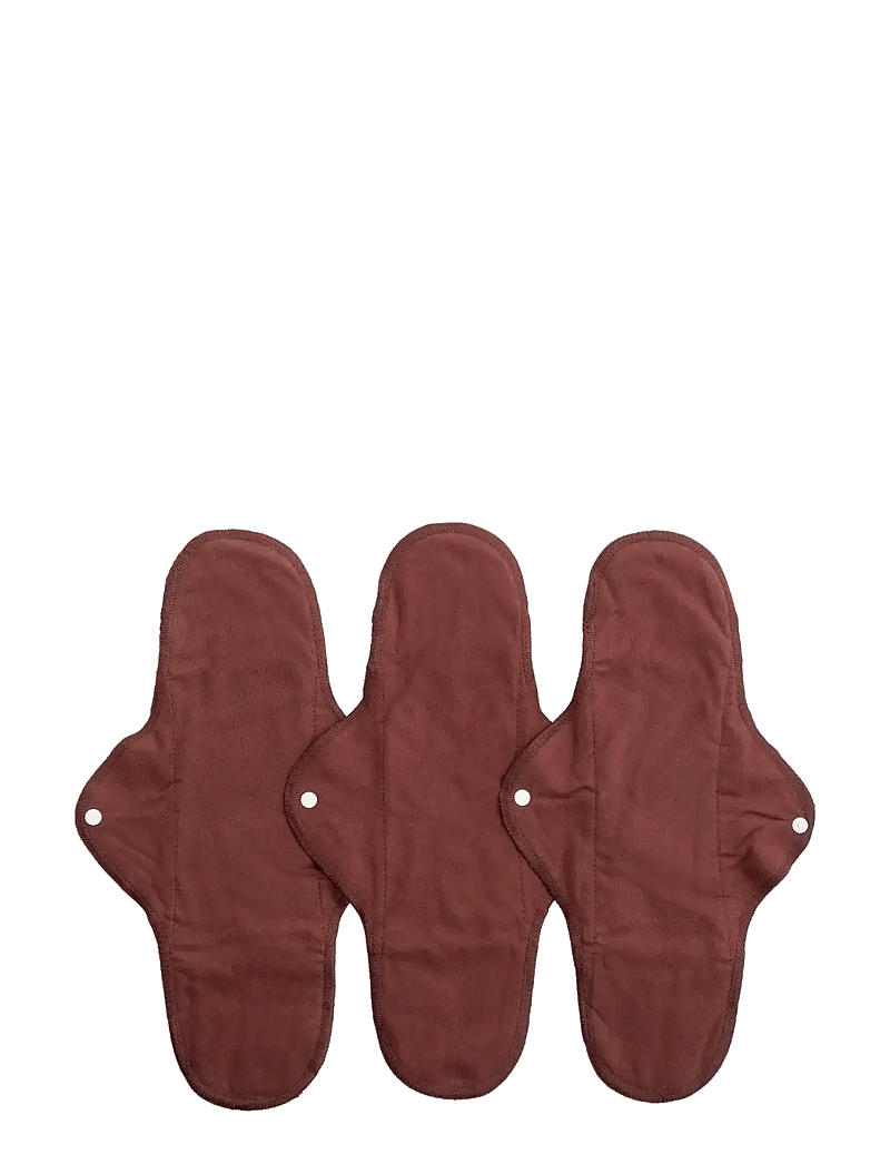 Imse Vimse - Sanitary Pads Classic Night, Warm brown 3-pack - mensprodukter - warm brown - 0