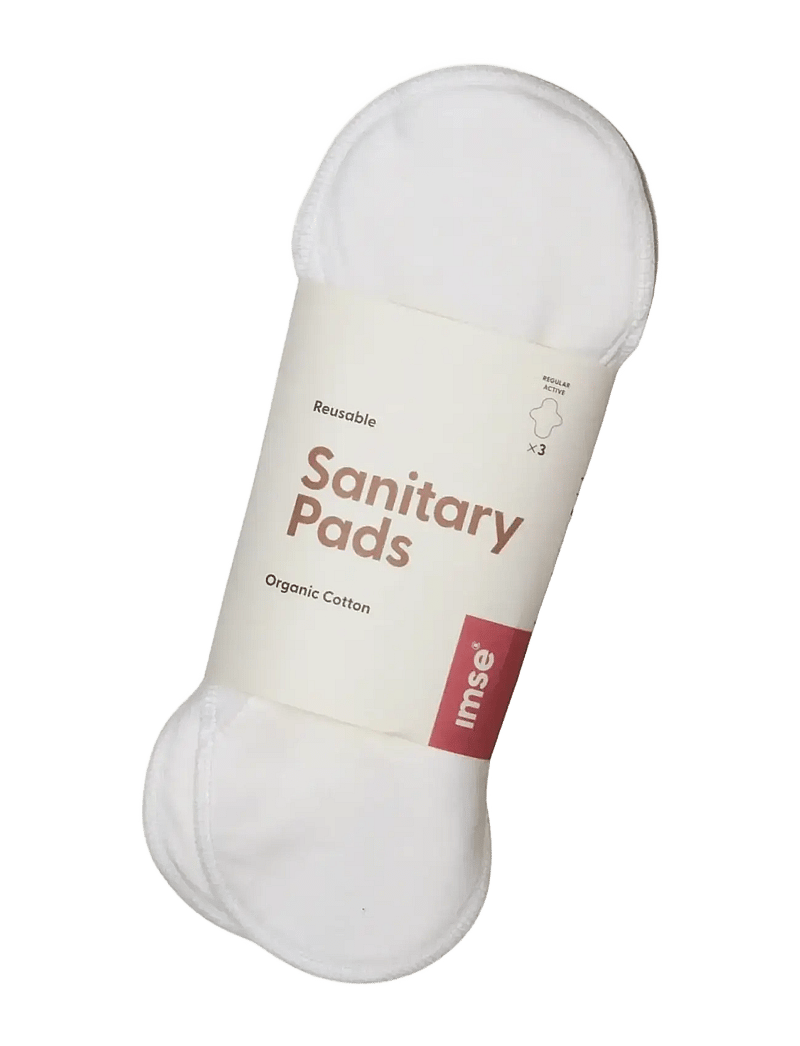 Imse Vimse - Sanitary Pads Active, Regular, Natural 3-pack - mensprodukter - natural - 1