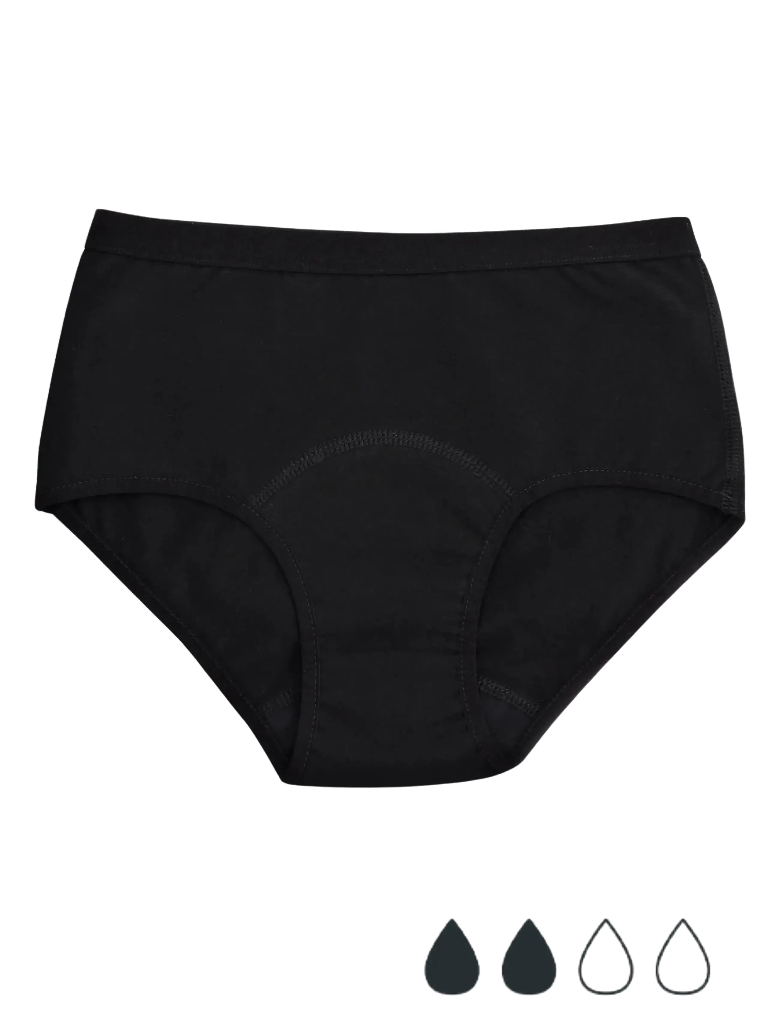 Imse Vimse Period Underwear Hipster Light Flow - Slips - BLACK / black