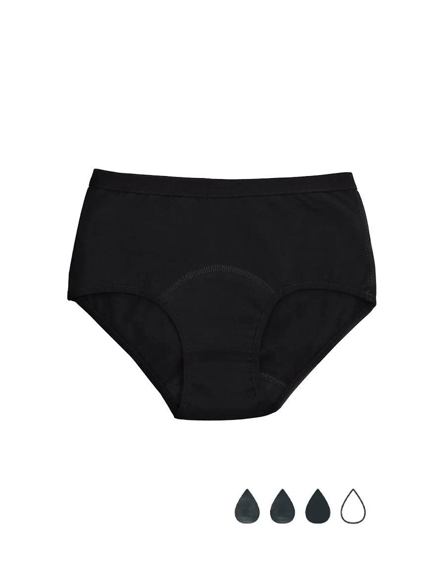 Imse Vimse - Period Underwear Hipster Medium Flow - menstrual products - black - 1
