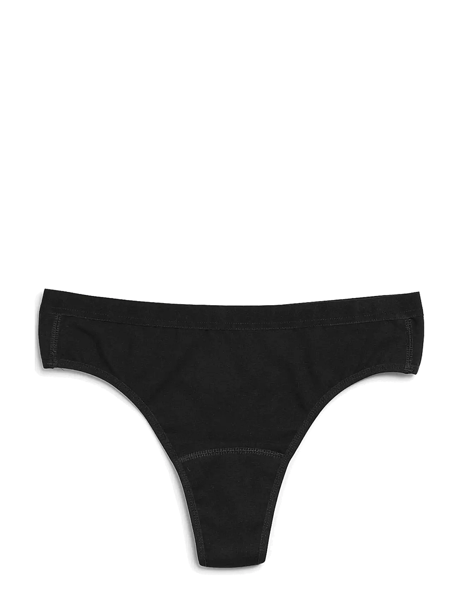 Imse Vimse - Period Underwear Thong Light Flow - mensprodukter - black - 1