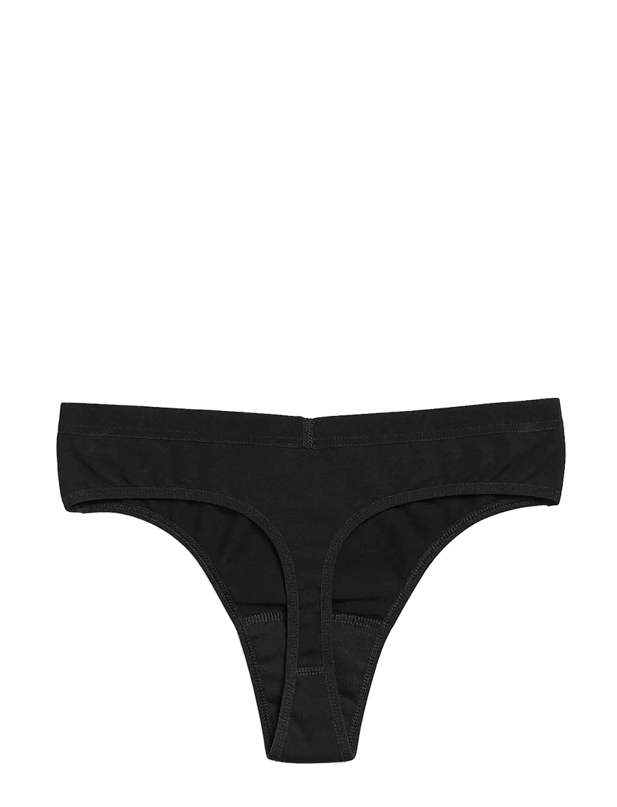 Imse Vimse - Period Underwear Thong Light Flow - perioden- und wochenbett-höschen - black - 2