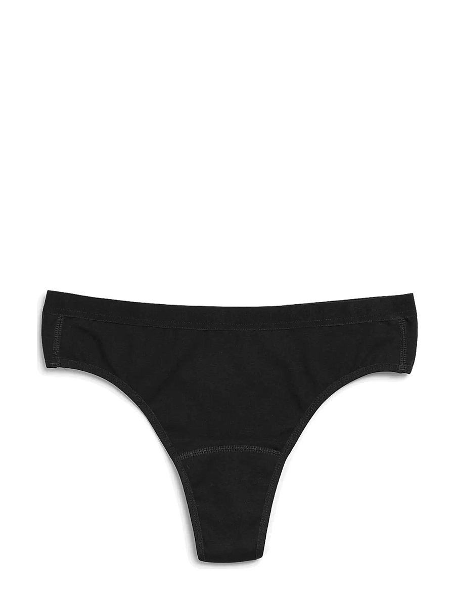 Imse Vimse - Period Underwear Thong Light Flow - menstruationsprodukter - black - 1