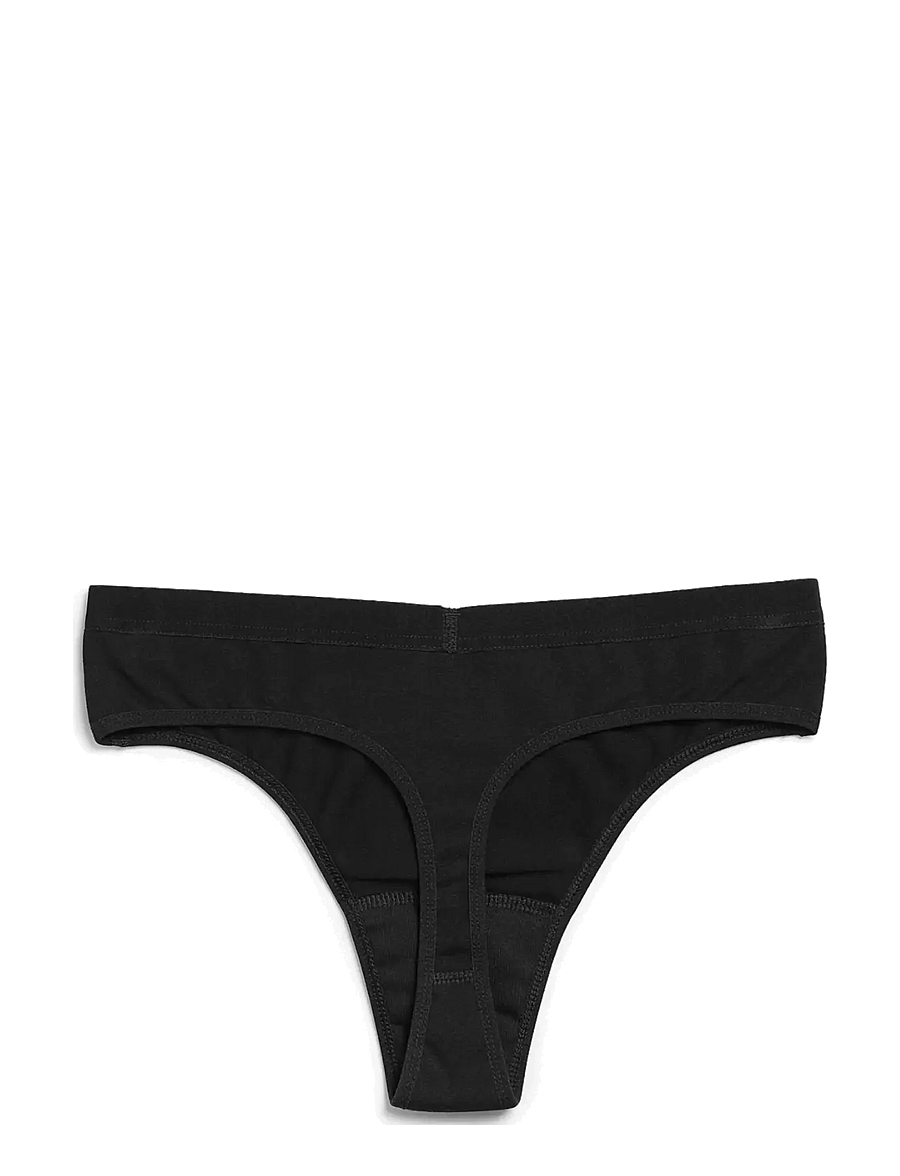 Imse Vimse - Period Underwear Thong Light Flow - menstruationsprodukter - black - 2