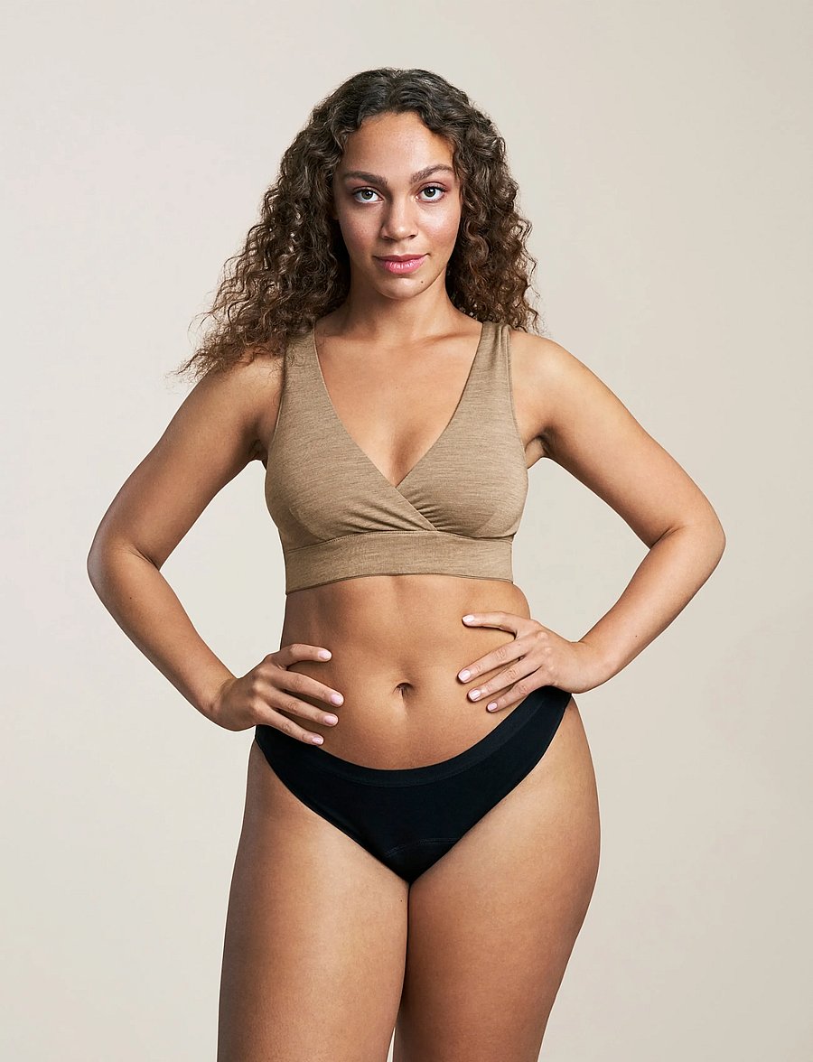 Imse Vimse - Period Underwear Bikini Light Flow - menstrual products - black - 0
