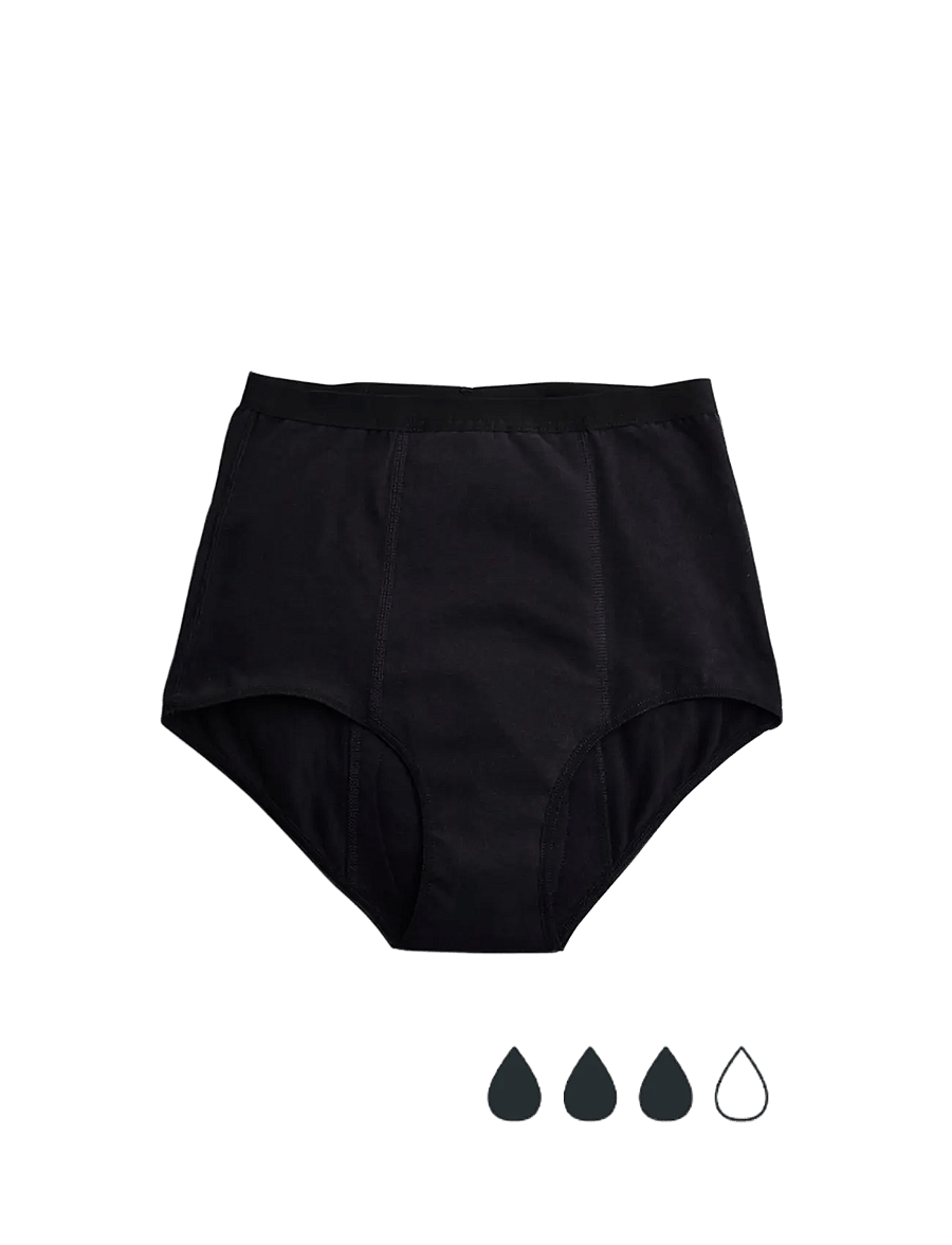 Imse Vimse - Period Underwear High Waist Medium Flow - menstruatsioonitooted - black - 1