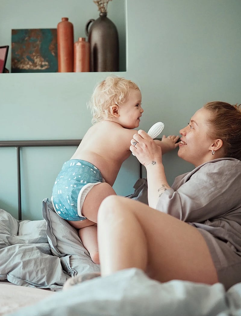 Imse Vimse - Diaper Cover XS 2,5-5 kg, Blue Teddy - beebihooldus - blue teddy - 0