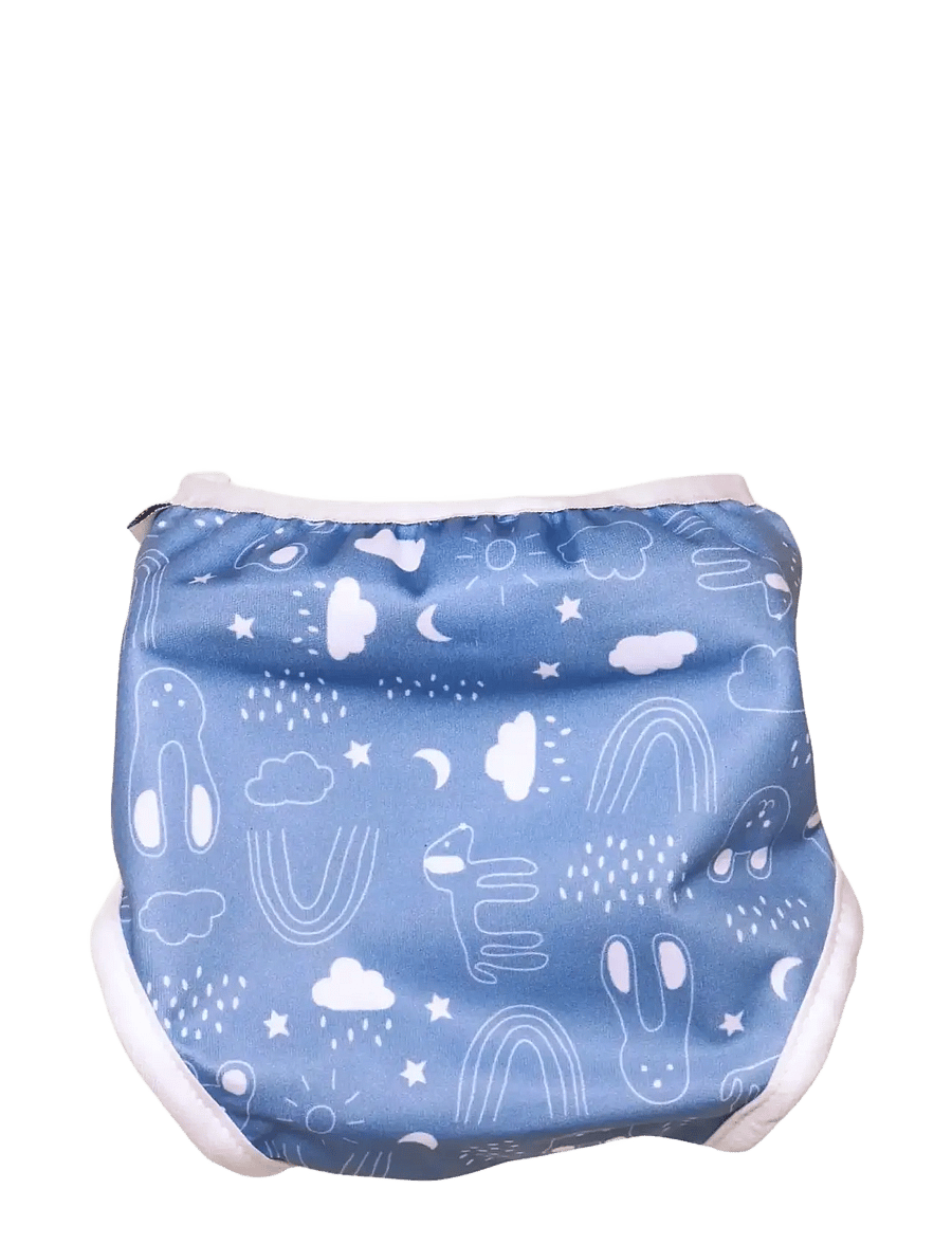 Imse Vimse - Diaper Cover XS 2,5-5 kg, Blue Teddy - mähkmekate - blue teddy - 3