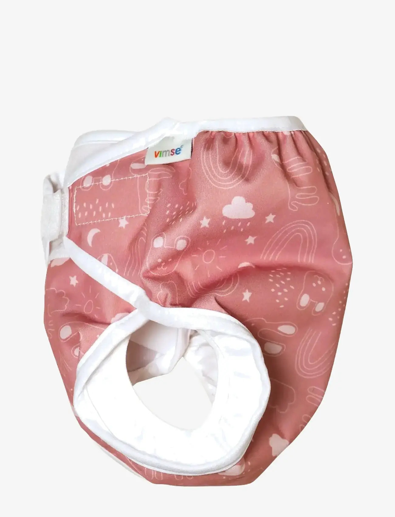 Imse Vimse - Diaper Cover, L 11-16 kg, Rusty Pink Teddy - blöjöverdrag - rusty pink teddy - 1