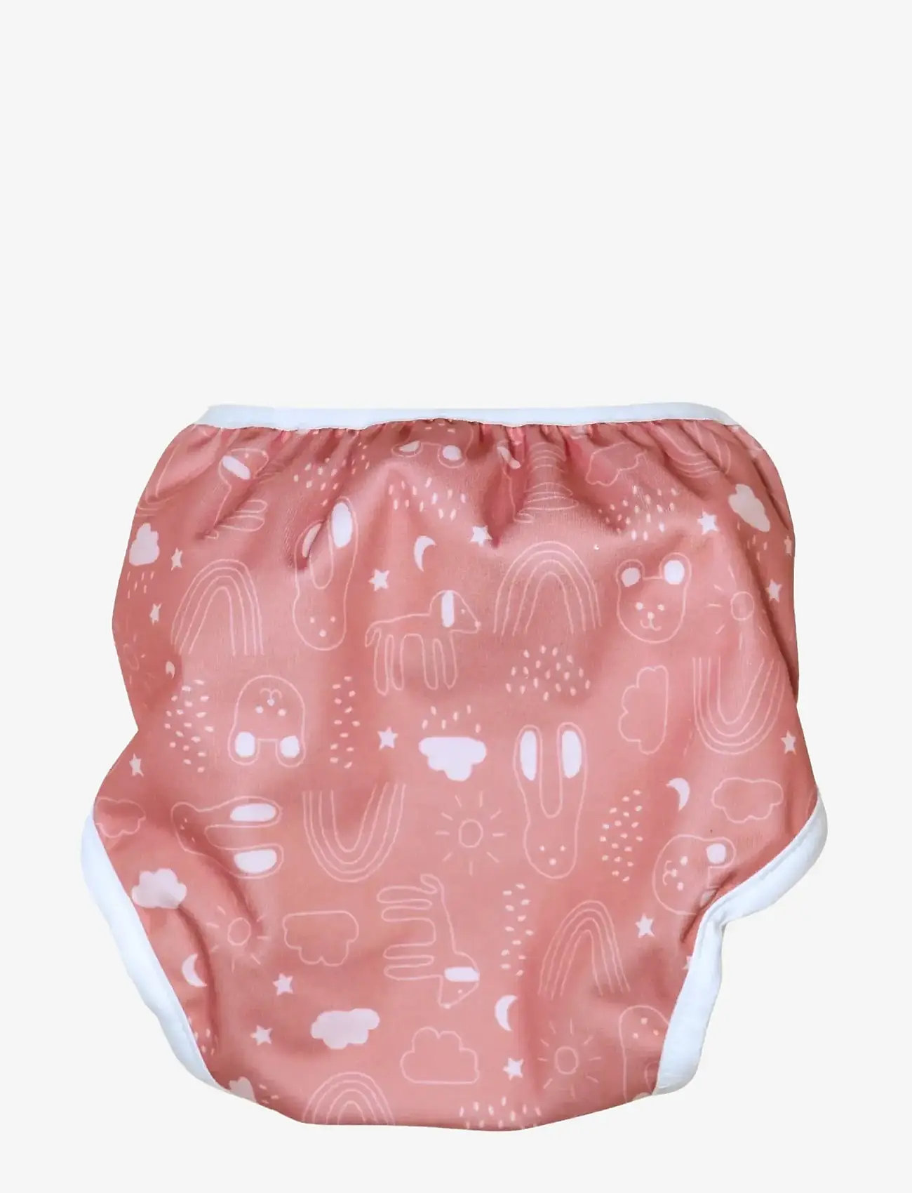 Imse Vimse - Diaper Cover, L 11-16 kg, Rusty Pink Teddy - blöjöverdrag - rusty pink teddy - 2