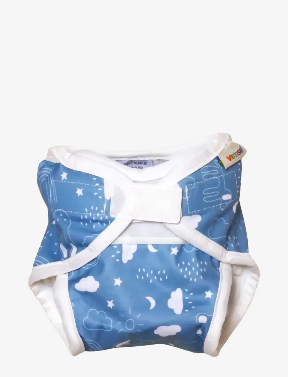 Imse Vimse - Diaper Cover, L 11-16 kg, Blue Teddy - babyvård - blue teddy - 1