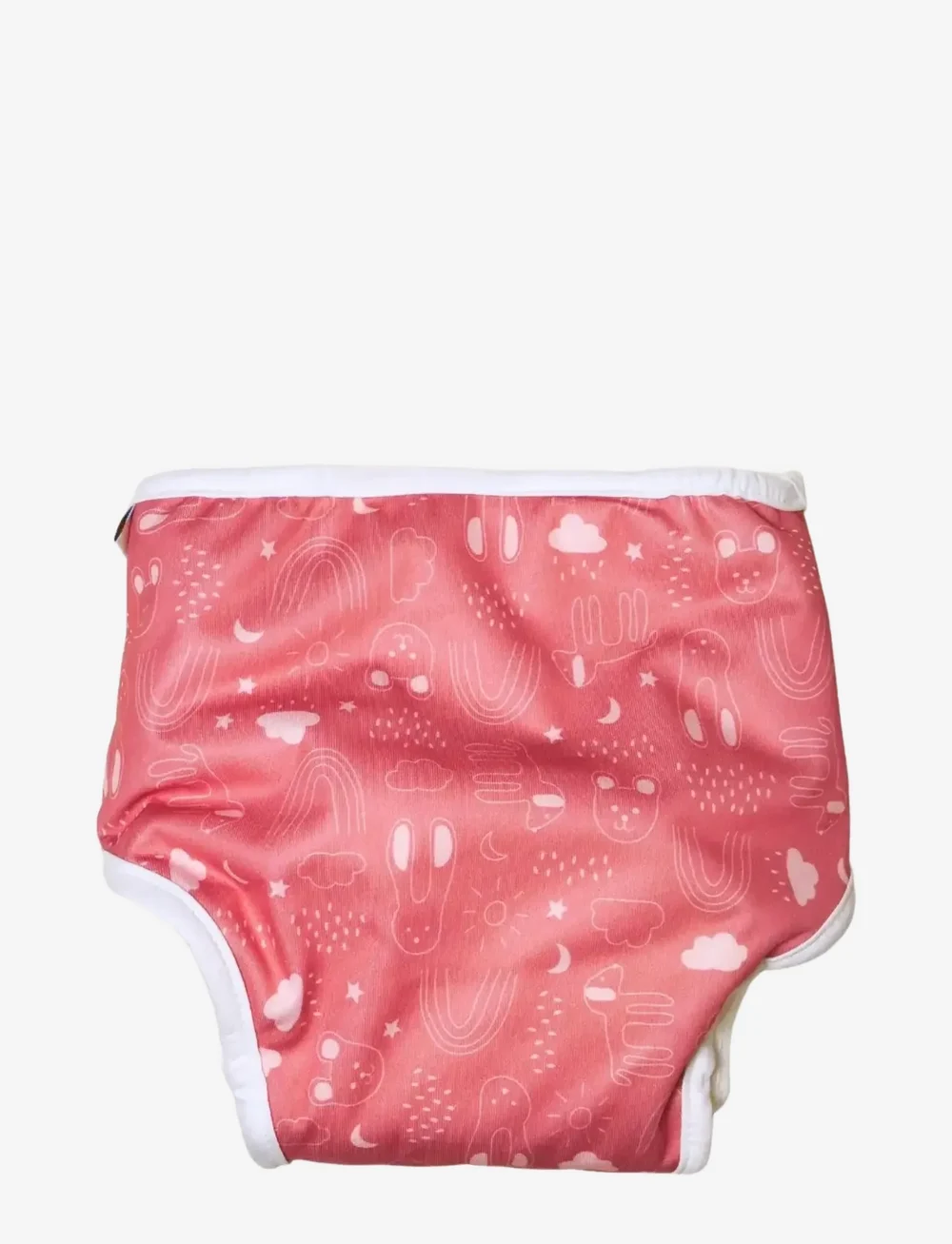 Imse Vimse - All-in-One Diaper, S 4-8 kg, Rusty Pink Teddy - babyvård - rusty pink teddy - 2