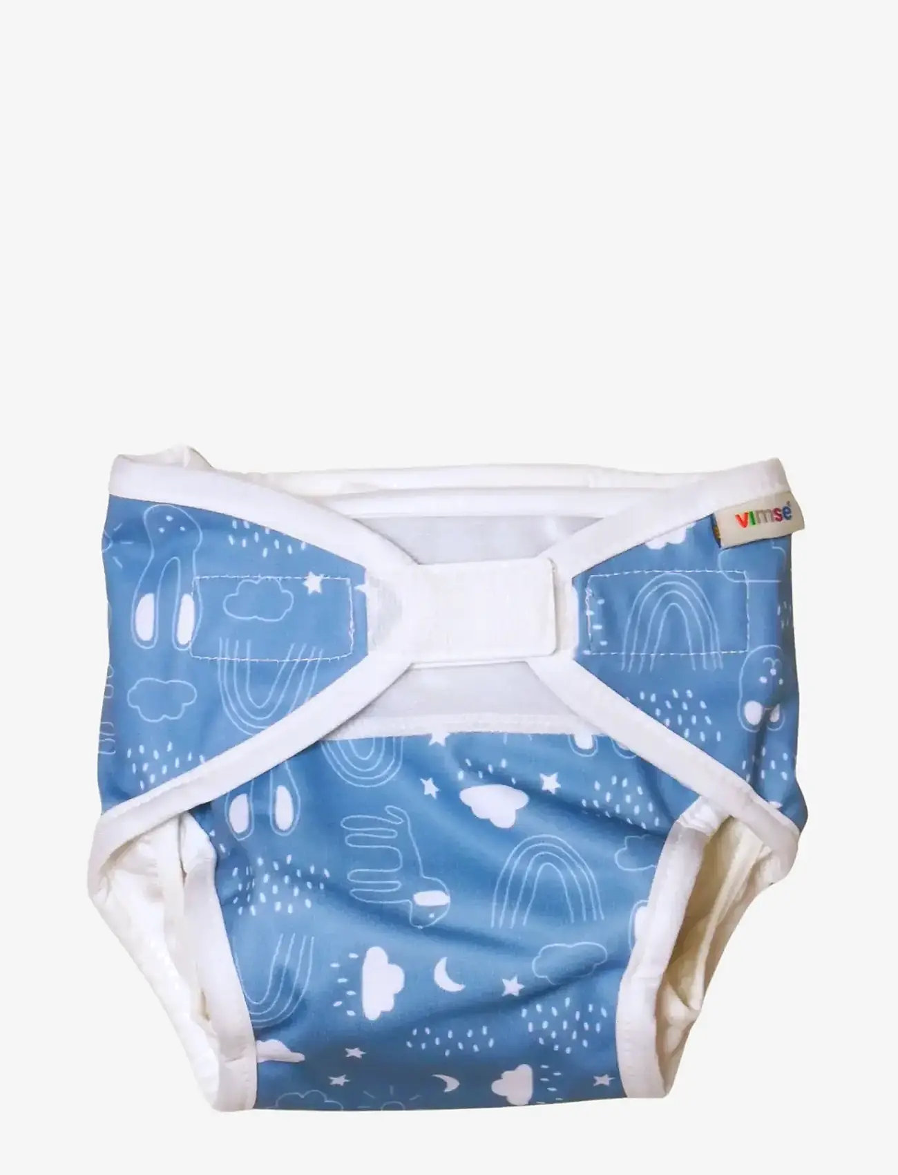 Imse Vimse - All-in-One Diaper, S 4-8 kg, Blue Teddy - babypflege - blue teddy - 0