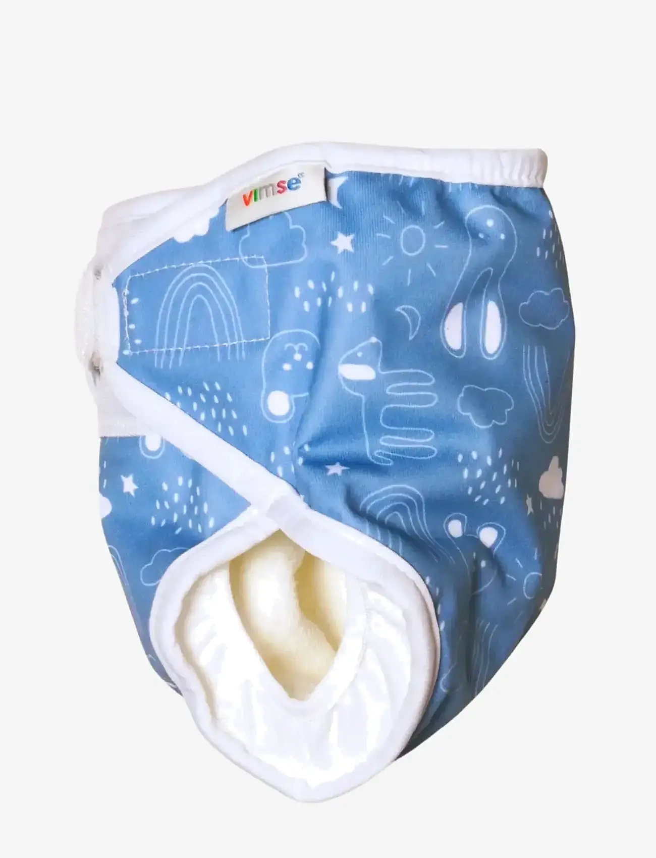 Imse Vimse - All-in-One Diaper, S 4-8 kg, Blue Teddy - babypflege - blue teddy - 1