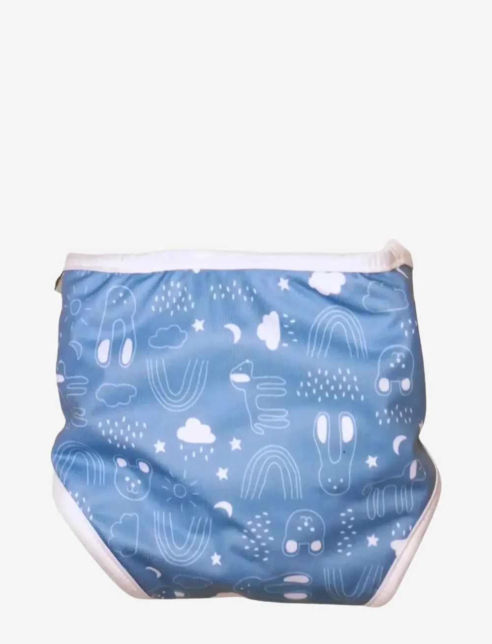 Imse Vimse - All-in-One Diaper, S 4-8 kg, Blue Teddy - babyvård - blue teddy - 2