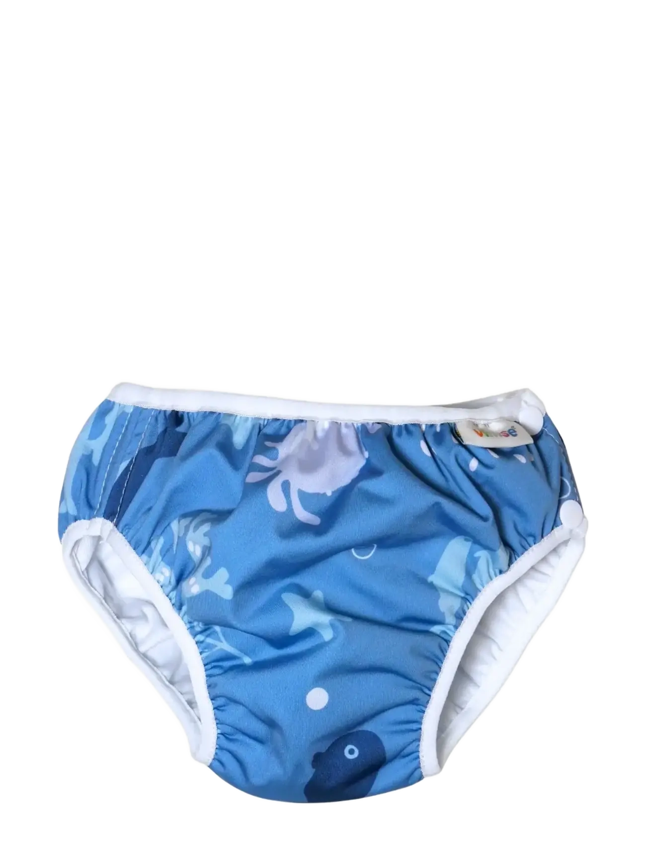 Imse Vimse Swim Diaper S 6-8Kg, Blue Whale, 6-8KG, Bademode, Blau - Nappie Briefs, Kinder