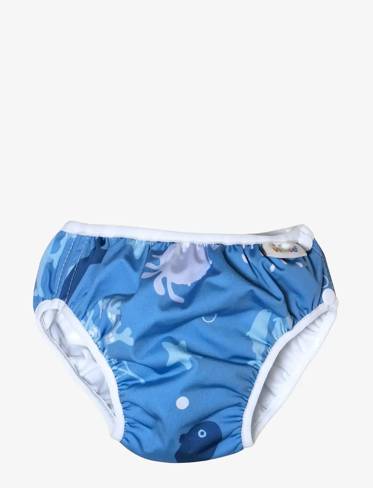 Imse Vimse - Swim Diaper S 6-8kg, Blue whale - ujumismähkmed - blue whale - 0