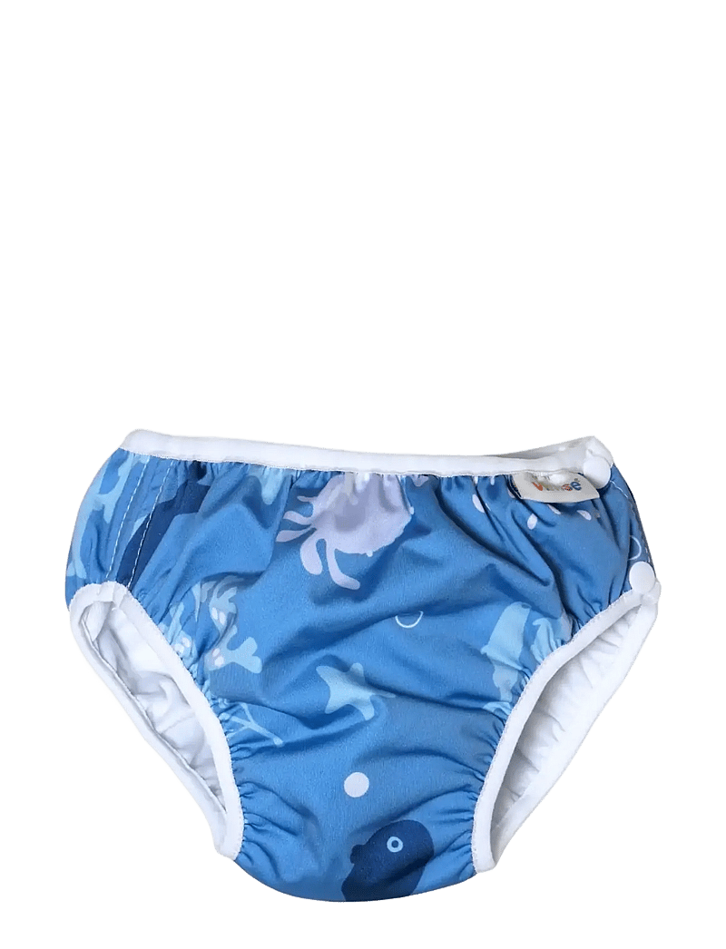 Imse Vimse - Swim Diaper S 6-8kg, Blue whale - ujumismähkmed - blue whale - 0