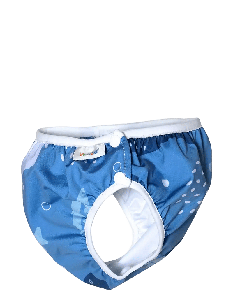 Imse Vimse - Swim Diaper S 6-8kg, Blue whale - ujumismähkmed - blue whale - 1