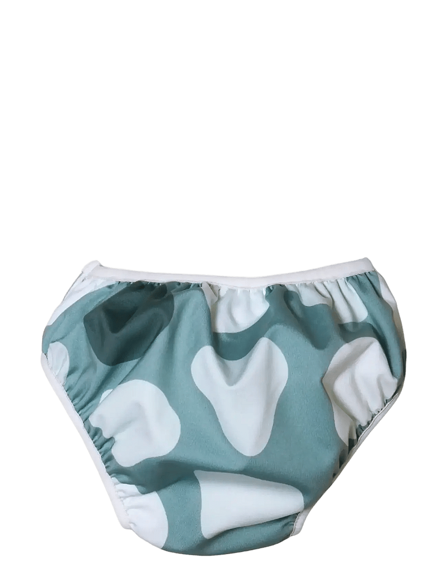 Imse Vimse - Swim Diaper M 7-10kg, Green shapes - ujumismähkmed - green shapes - 2