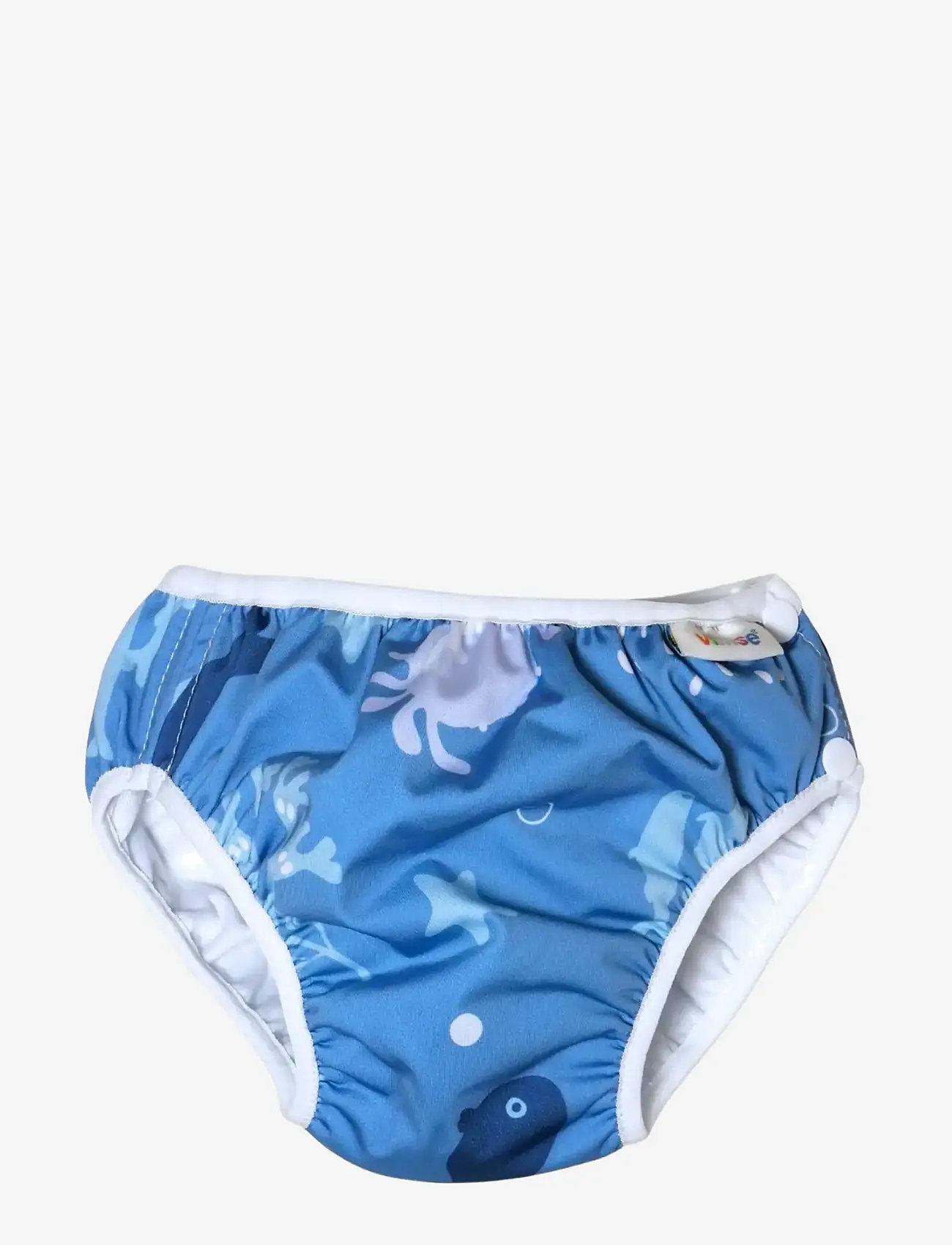 Imse Vimse - Swim Diaper M 7-10kg, Blue whale - swim diapers - blue whale - 0
