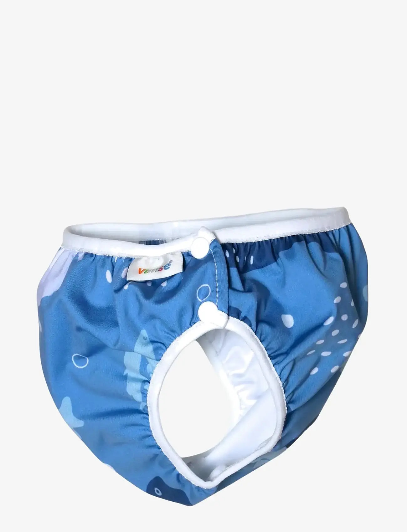 Imse Vimse - Swim Diaper M 7-10kg, Blue whale - swim diapers - blue whale - 1