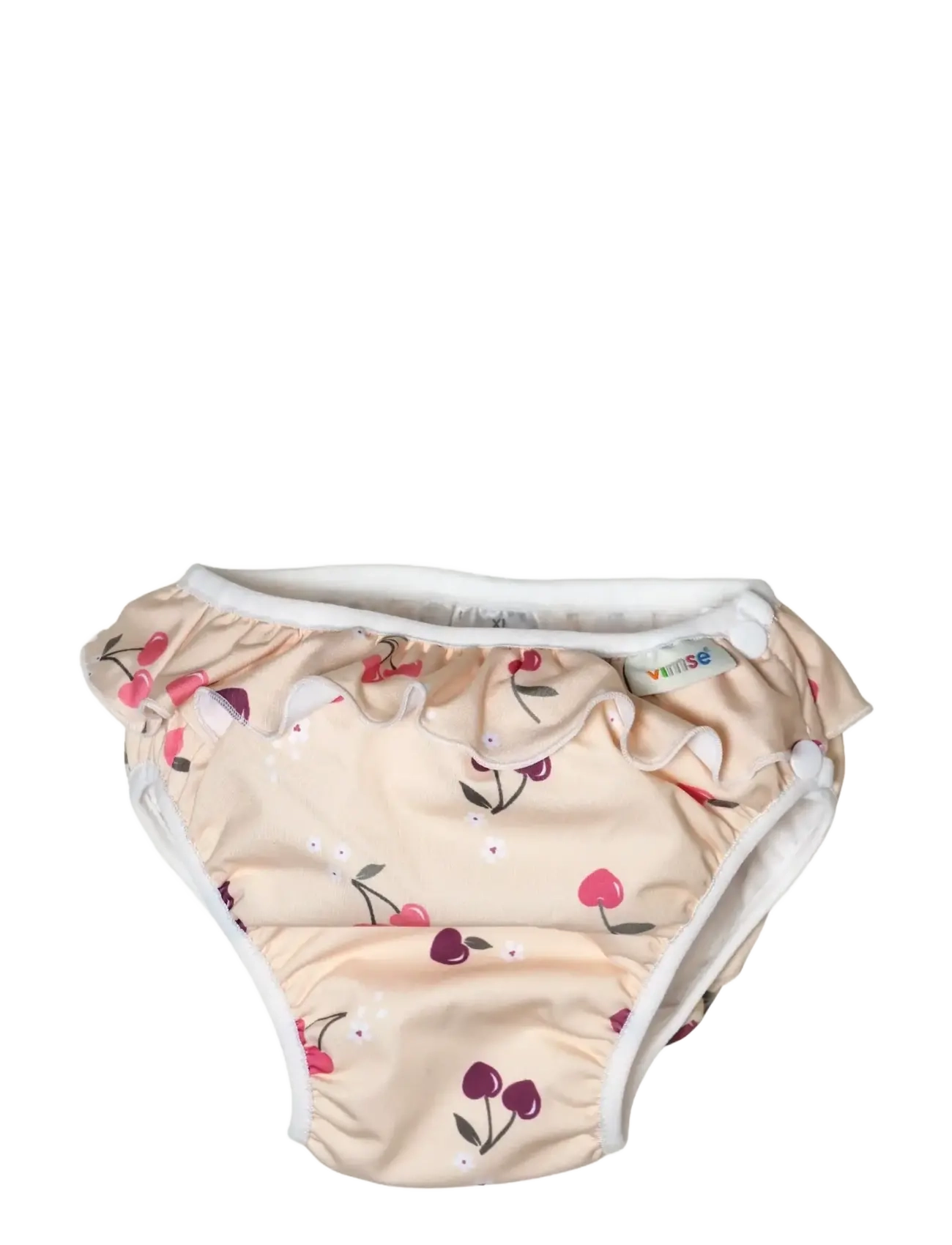 Imse Vimse Swim Diaper M 7-10 kg, Cherry Frill - 4 for 3 - CHERRY FRILL / beige