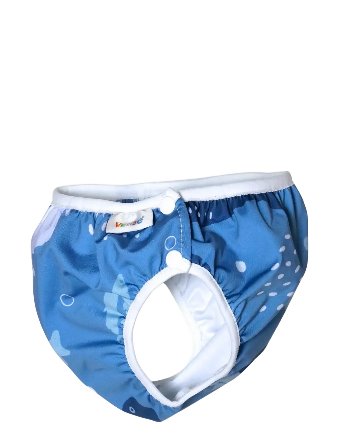 Imse Vimse - Swim Diaper L 9-12kg, Blue whale - blebadebukser - blue whale - 1