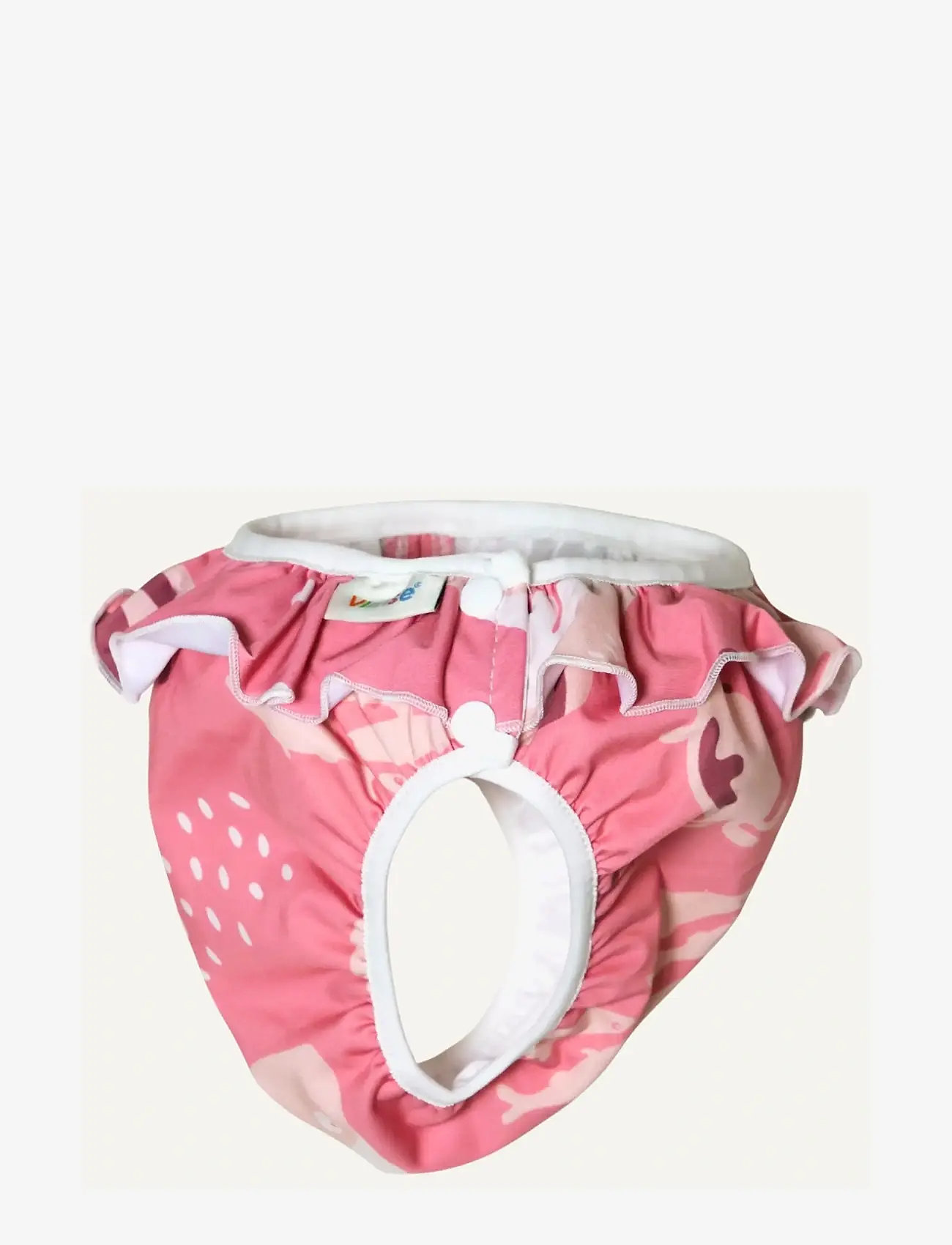 Imse Vimse - Swim Diaper L 9-12kg, Pink Whale Frill - schwimmwindeln - pink whale frill - 1