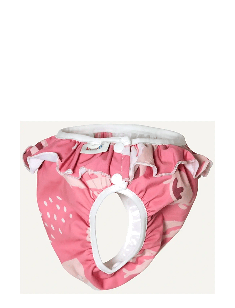 Imse Vimse - Swim Diaper L 9-12kg, Pink Whale Frill - schwimmwindeln - pink whale frill - 1