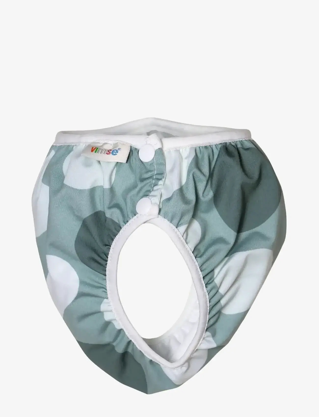 Imse Vimse - Swim Diaper XL 11-14kg, Green shapes - blebadebukser - green shapes - 1