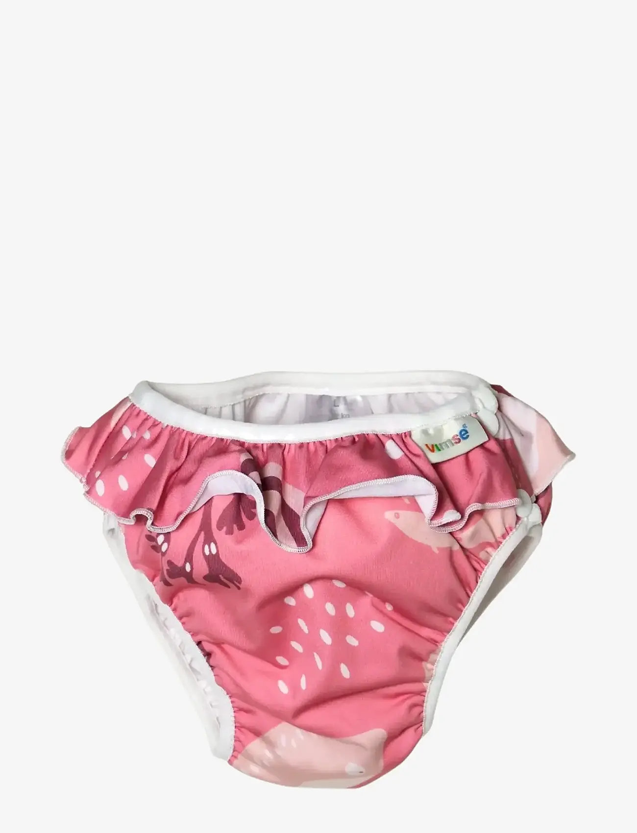 Imse Vimse - Swim Diaper XL 11-14kg, Pink whale frill - ujumismähkmed - pink whale frill - 0