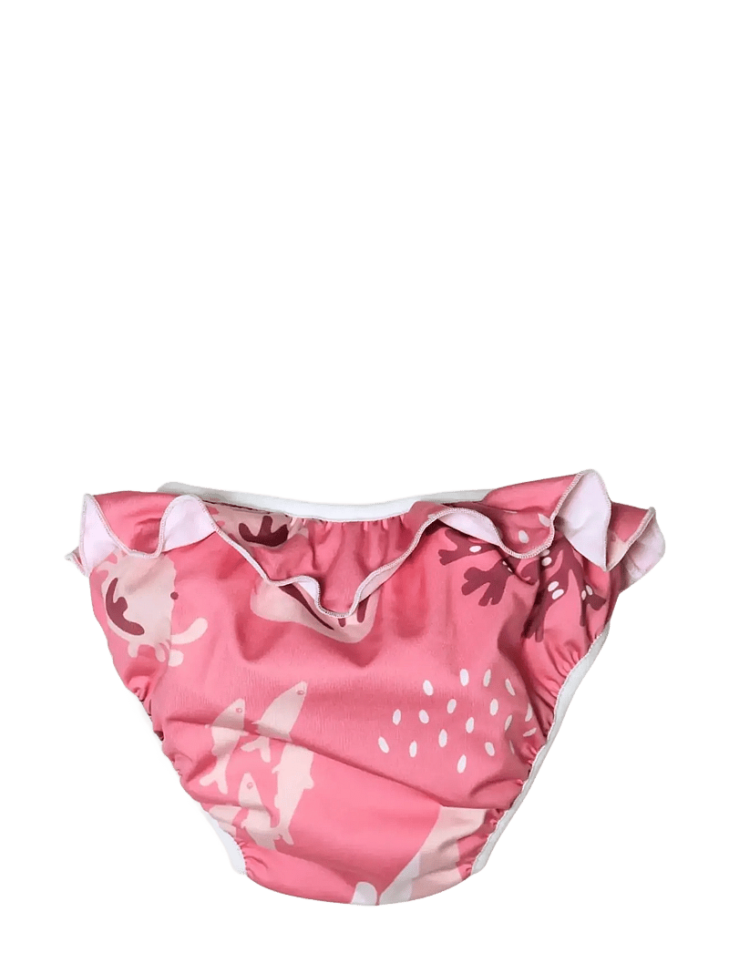 Imse Vimse - Swim Diaper XL 11-14kg, Pink whale frill - ujumismähkmed - pink whale frill - 2