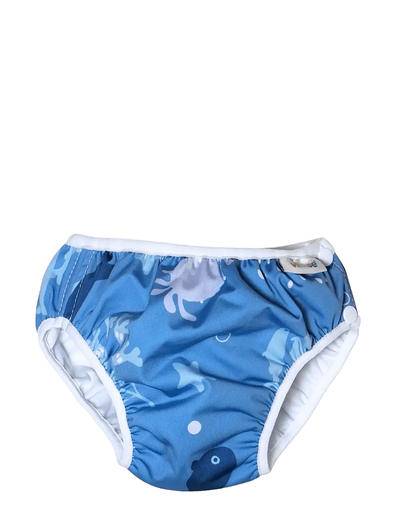 Imse Vimse - Swim Diaper XXL 13-17kg, Blue whale - plaukiojimo sauskelnės - blue whale - 0