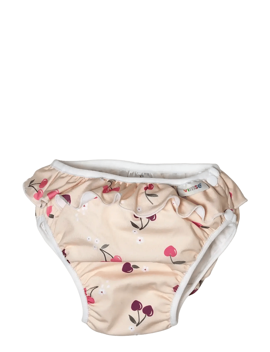 Imse Vimse - Swim Diaper XXL 13-17 kg, Cherry Frill - couches de bain - cherry frill - 1