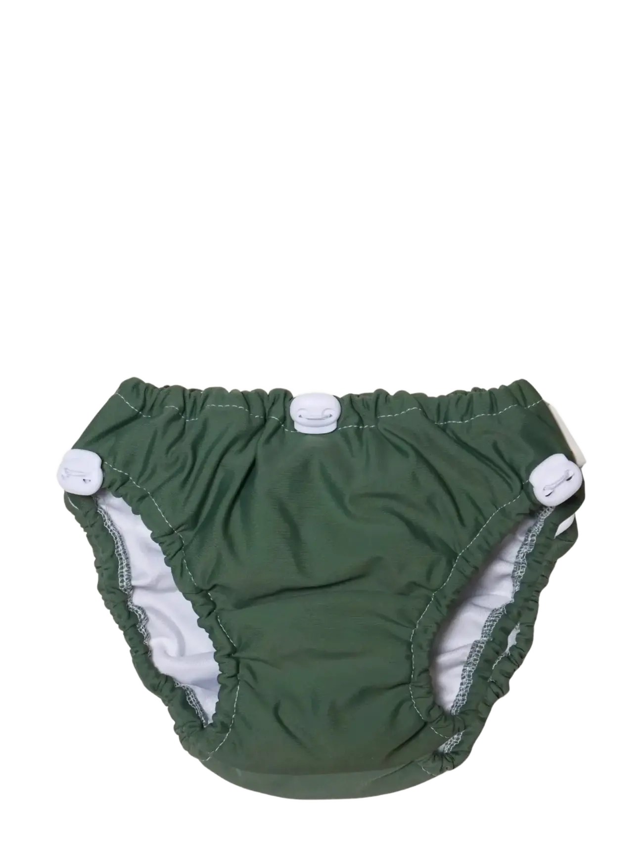 Imse Vimse Swim Diaper Drawstring S/M 6-10kg, Olive Green - Riided - OLIVE GREEN / green