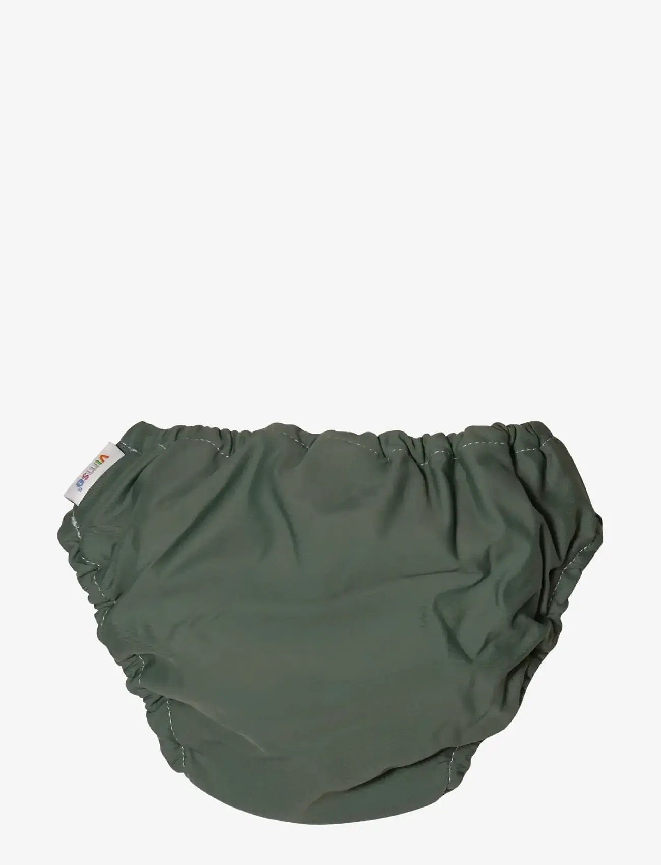 Imse Vimse - Swim Diaper Drawstring S/M 6-10kg, Olive Green - blebadebukser - olive green - 2