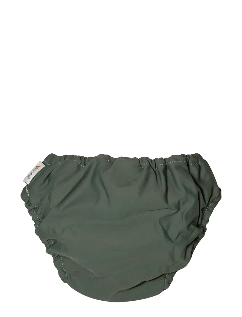 Imse Vimse - Swim Diaper Drawstring S/M 6-10kg, Olive Green - blebadebukser - olive green - 2