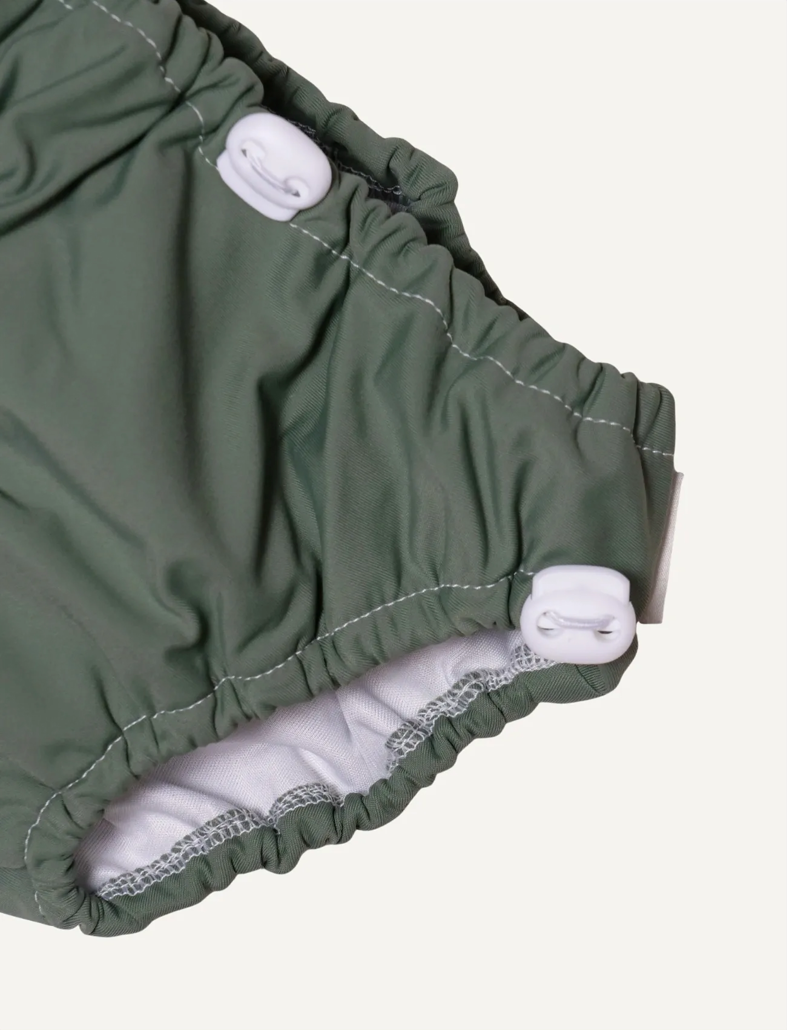 Imse Vimse - Swim Diaper Drawstring S/M 6-10kg, Olive Green - couches de bain - olive green - 4