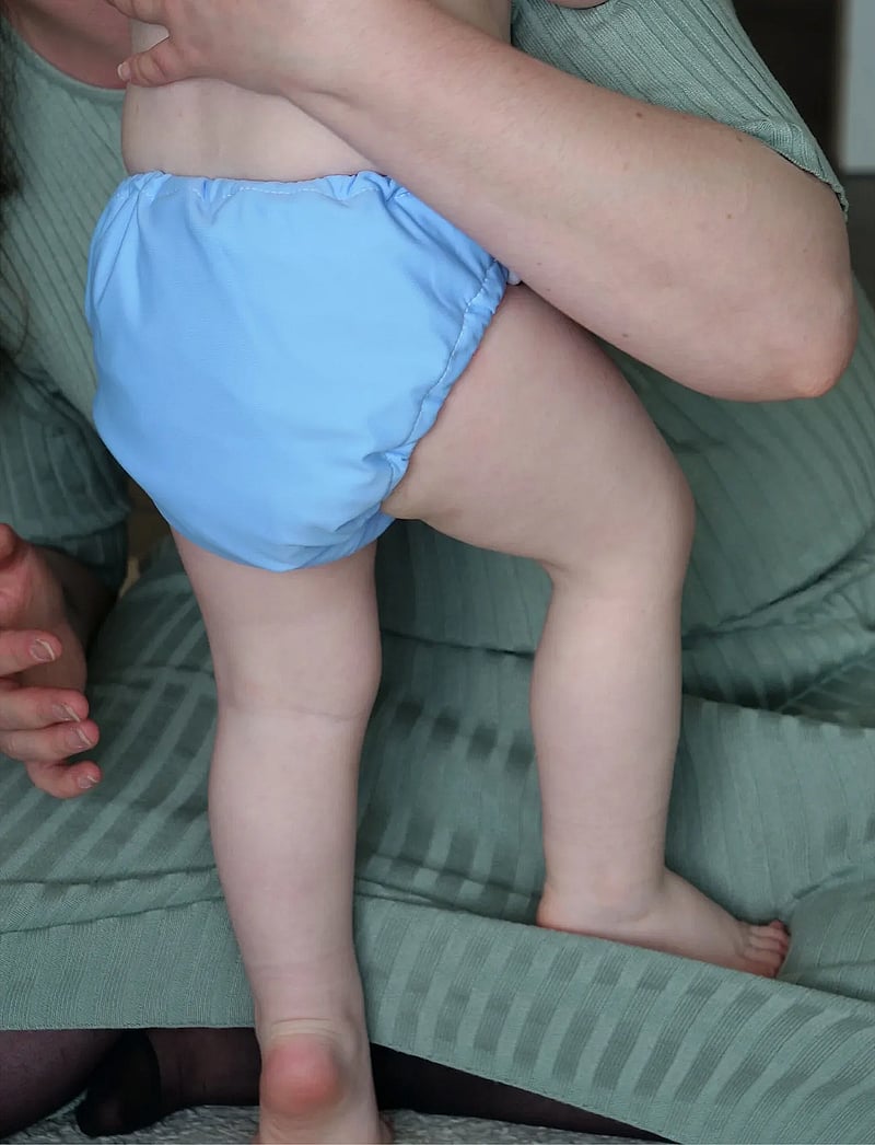 Imse Vimse - Swim Diaper Drawstring S/M 6-10kg, Light Blue - swim diapers - light blue - 4
