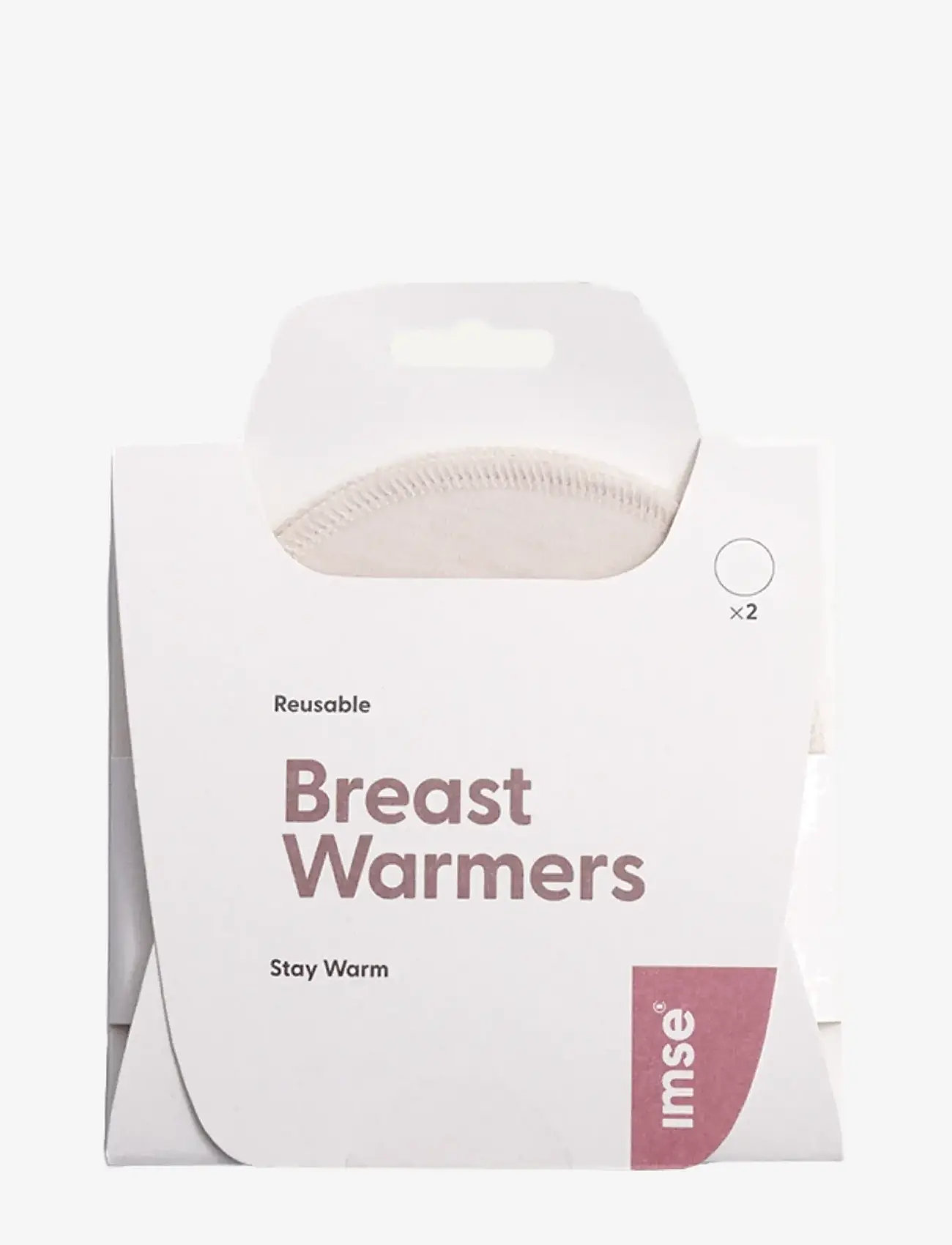 Imse Vimse - Breast Warmers merino wool, 1 pair - breast pumps & accessories - brown - 0