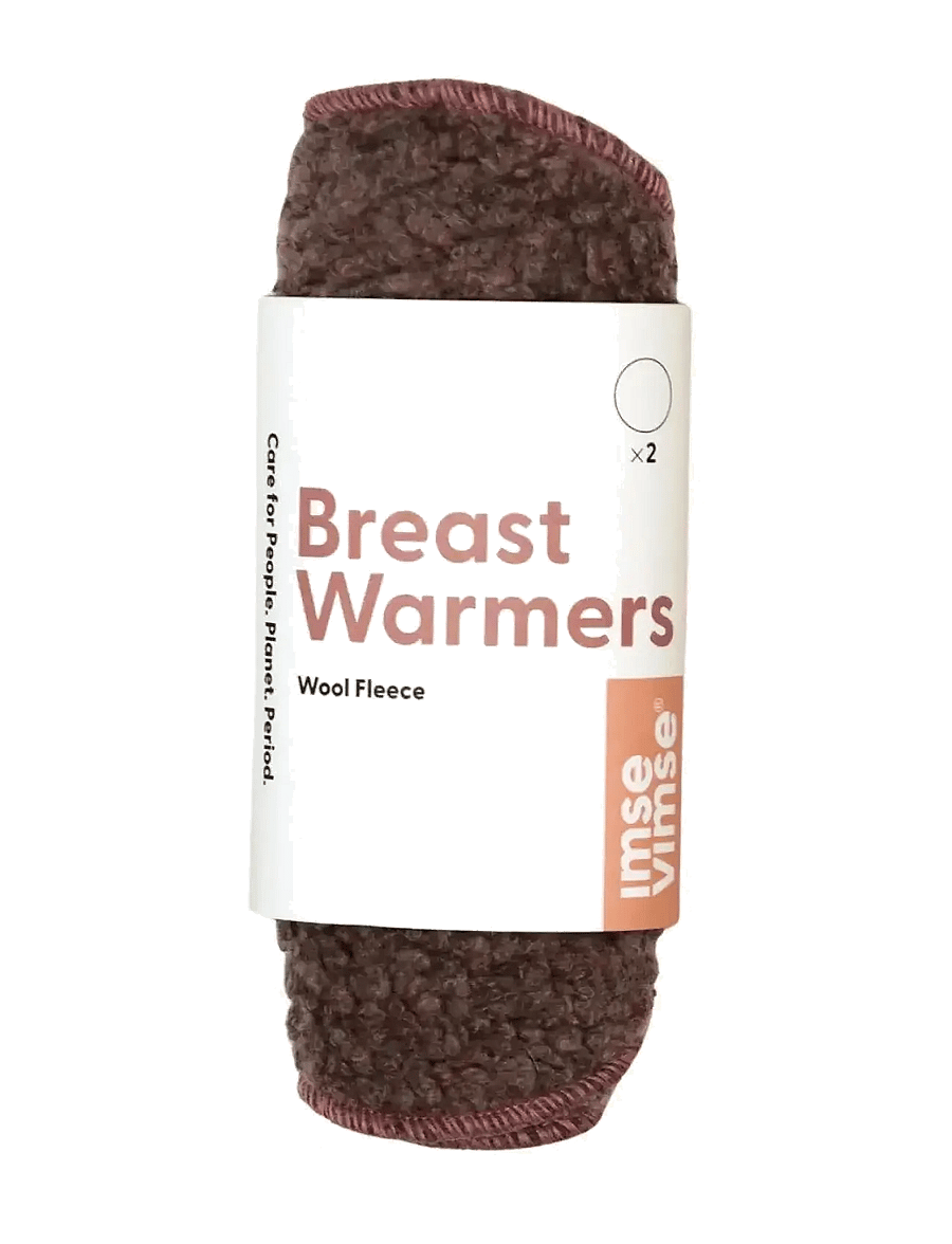 Imse Vimse - Breast Warmers Wool Pile, 1 pair - milchpumpen & zubehör - brown - 1