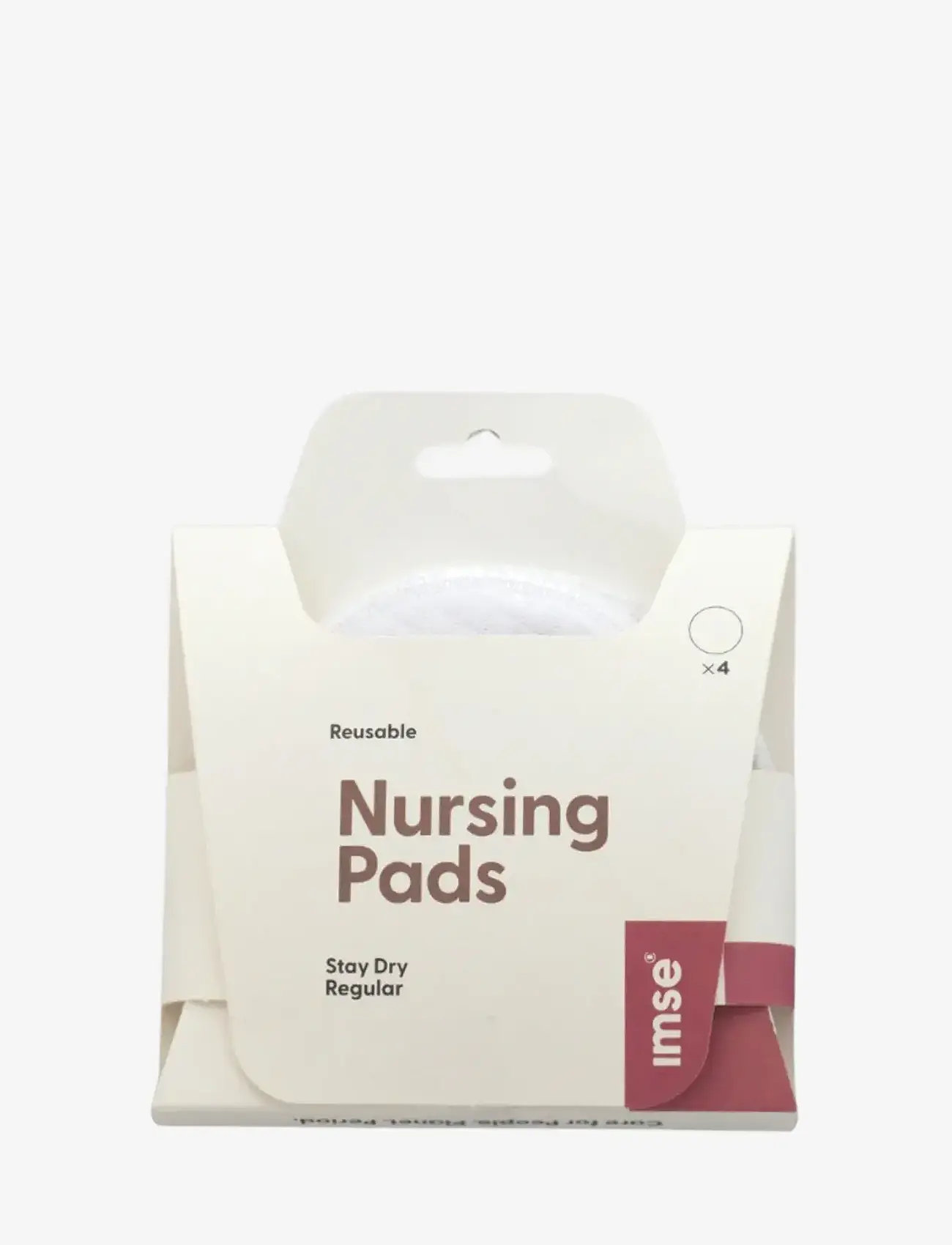 Imse Vimse - Nursing Pads Stay Dry, Regular 2-pairs - brystpumper og tilbehør - white - 0