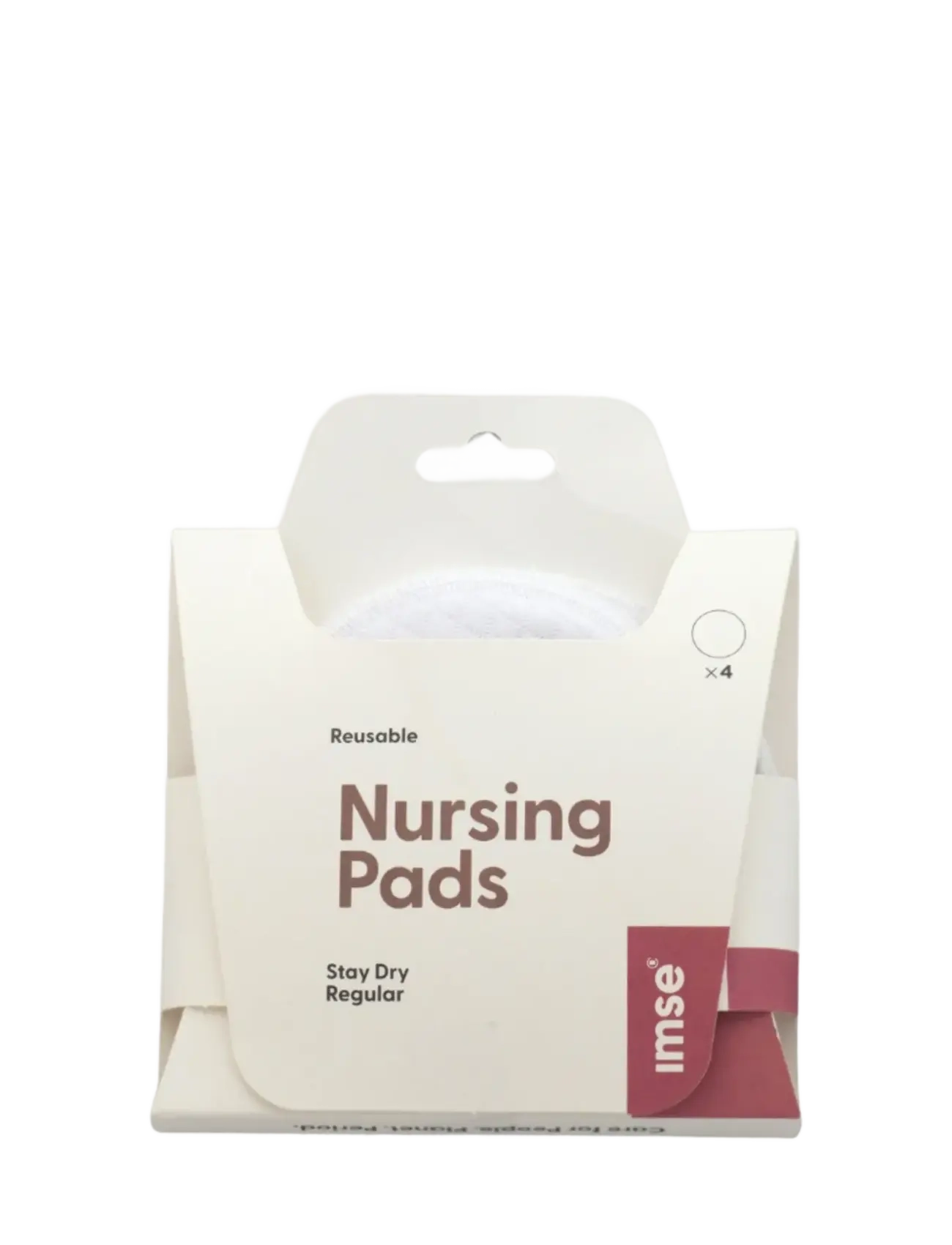 Imse Vimse Nursing Pads Stay Dry, Regular 2-pairs - 4 for 3 - WHITE / white