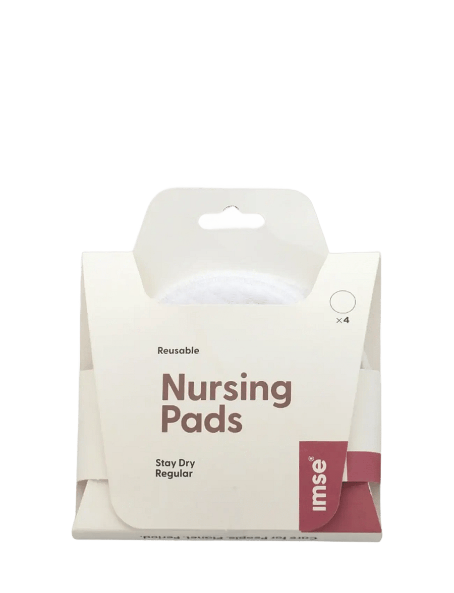 Imse Vimse - Nursing Pads Stay Dry, Regular 2-pairs - bröstpumpar & tillbehör - white - 0