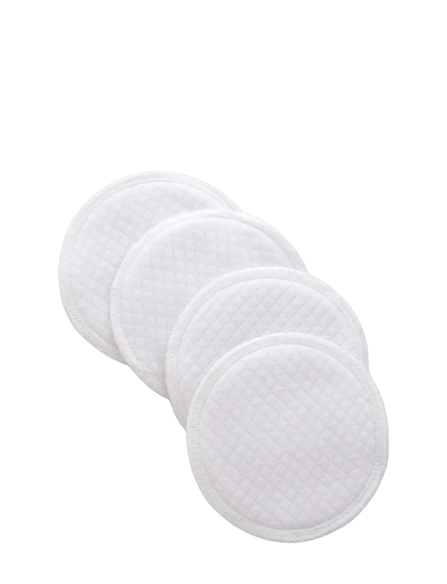 Imse Vimse - Nursing Pads Stay Dry, Regular 2-pairs - bröstpumpar & tillbehör - white - 1
