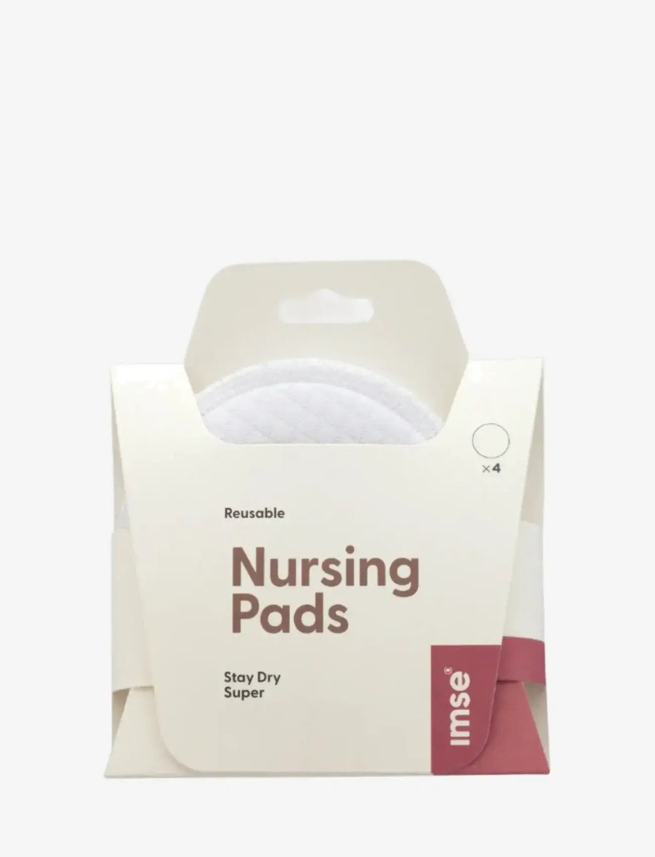 Imse Vimse - Nursing Pads Stay Dry, Super 2-pairs - rinnapumbad ja lisatarvikud - white - 0