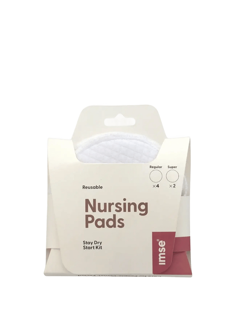Imse Vimse - Nursing Pads Stay Dry, Regular 2-pairs + Super 1-pair - bröstpumpar & tillbehör - white - 0